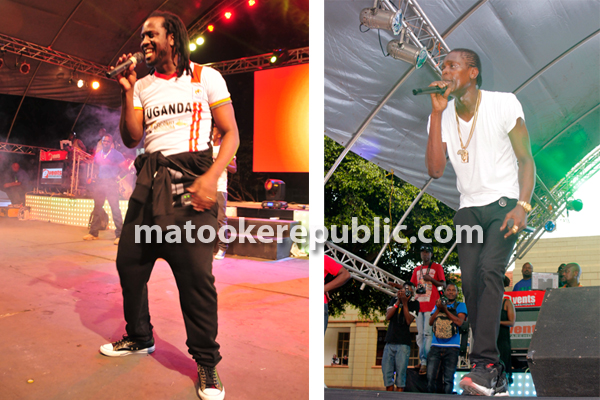 Bebe Cool and Jose Chameleone performed. 